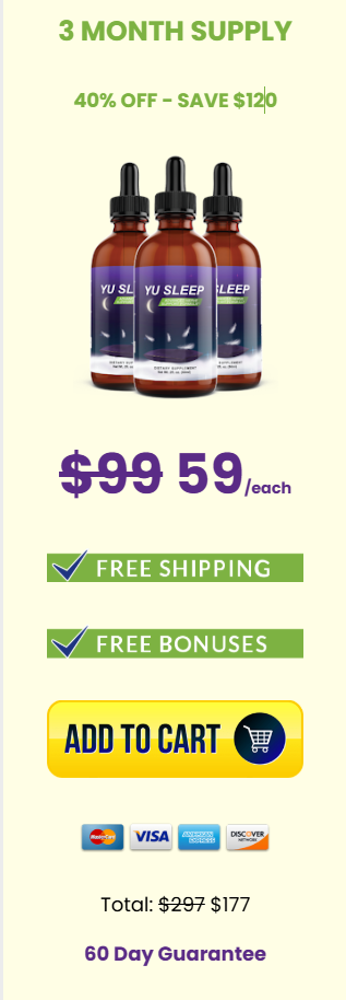 Yu Sleep three month supply